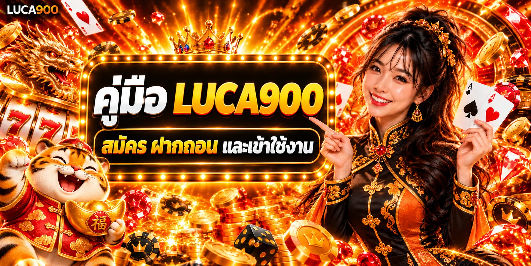 LUCA900 คู่มือสมัคร ฝากถอน และเข้าสู่ระบบ